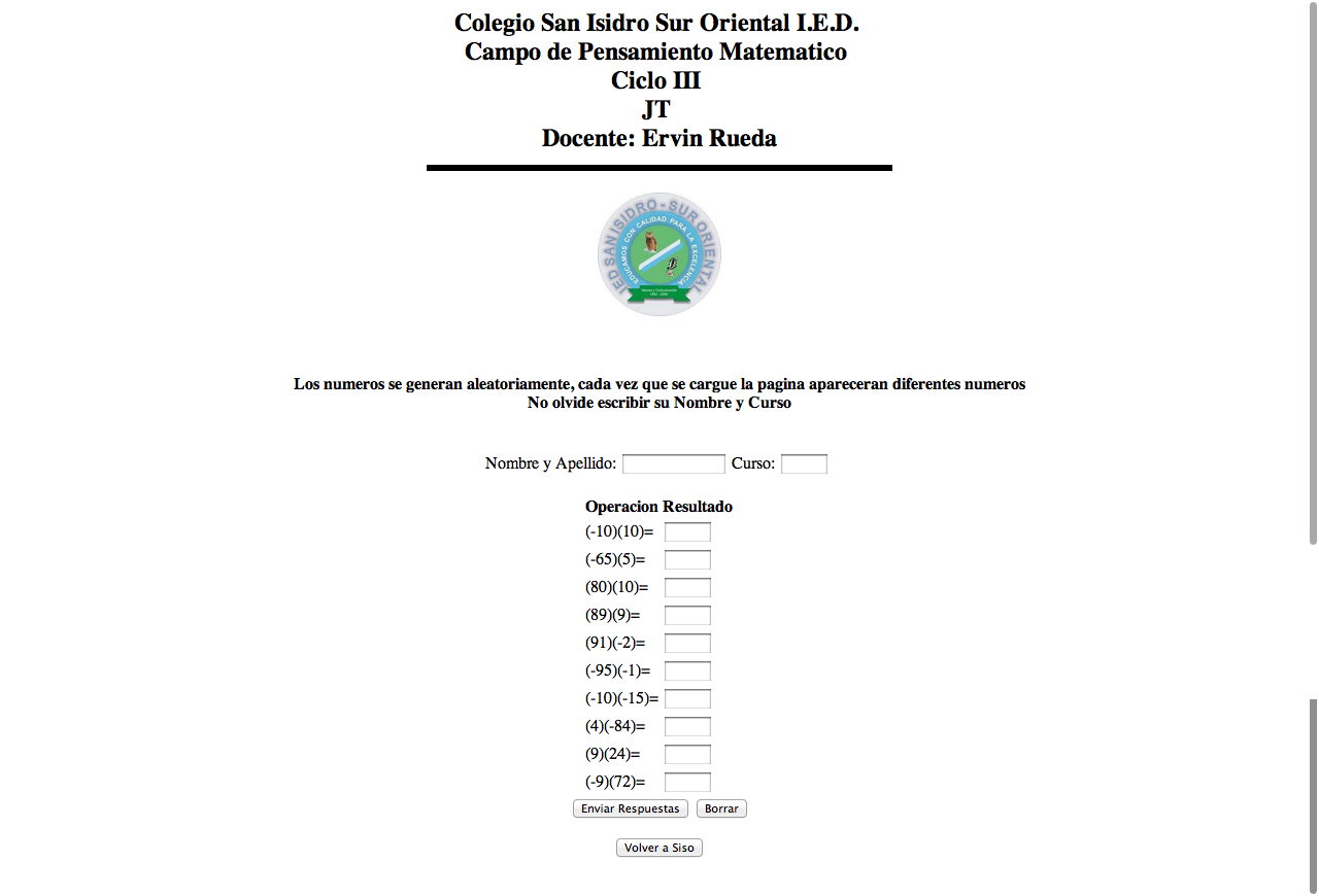 Novedad en Práctica Ejercicios